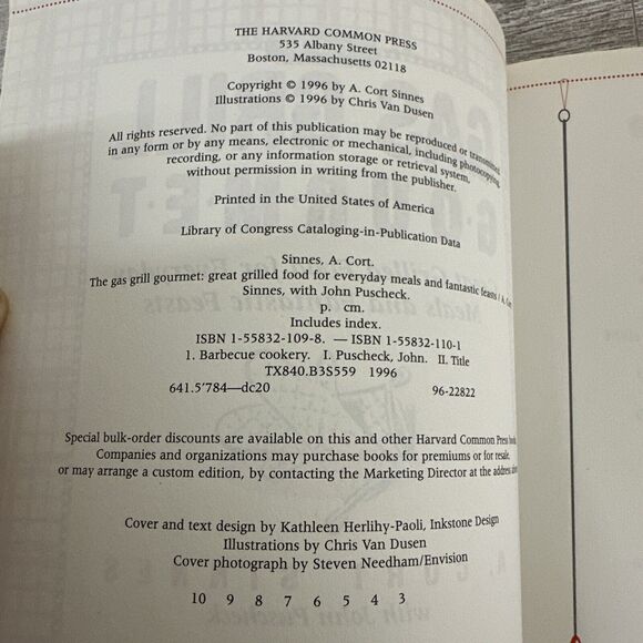 Gas Grill Gourmet Great Grilled Food for Everyday‎ Meals or Feasts - Sinnes - PB - Picture 8 of 14